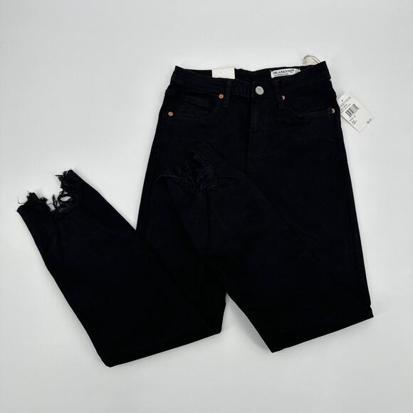 Blank NYC The Madison Crop high rise jeans in Black Size 25 NWT - Picture 7 of 12